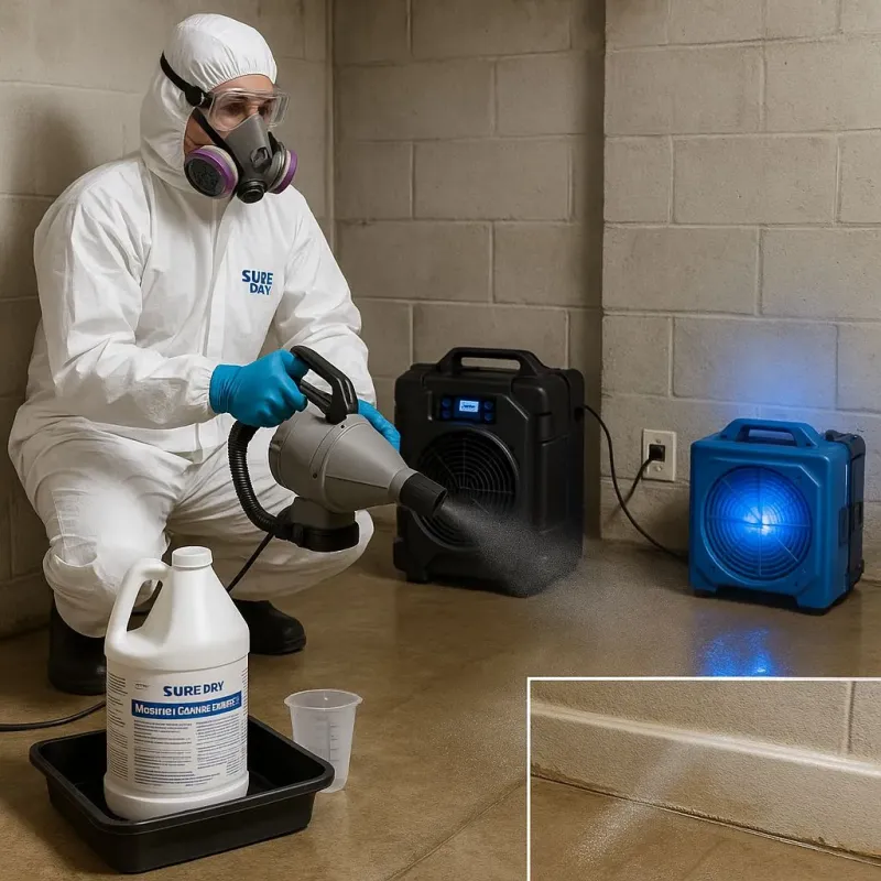 Sanitization and Odor Removal process in Mayfield, PA