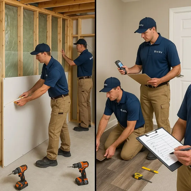 Repairs and Reconstruction process in Mayfield, PA
