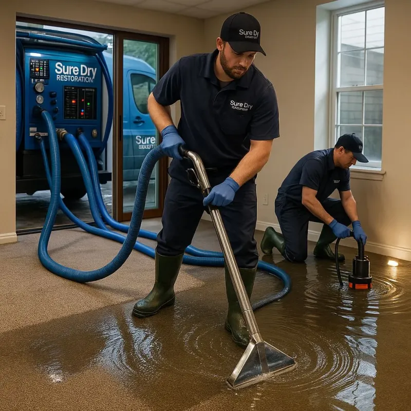 Water Extraction and Removal process in Mayfield, PA